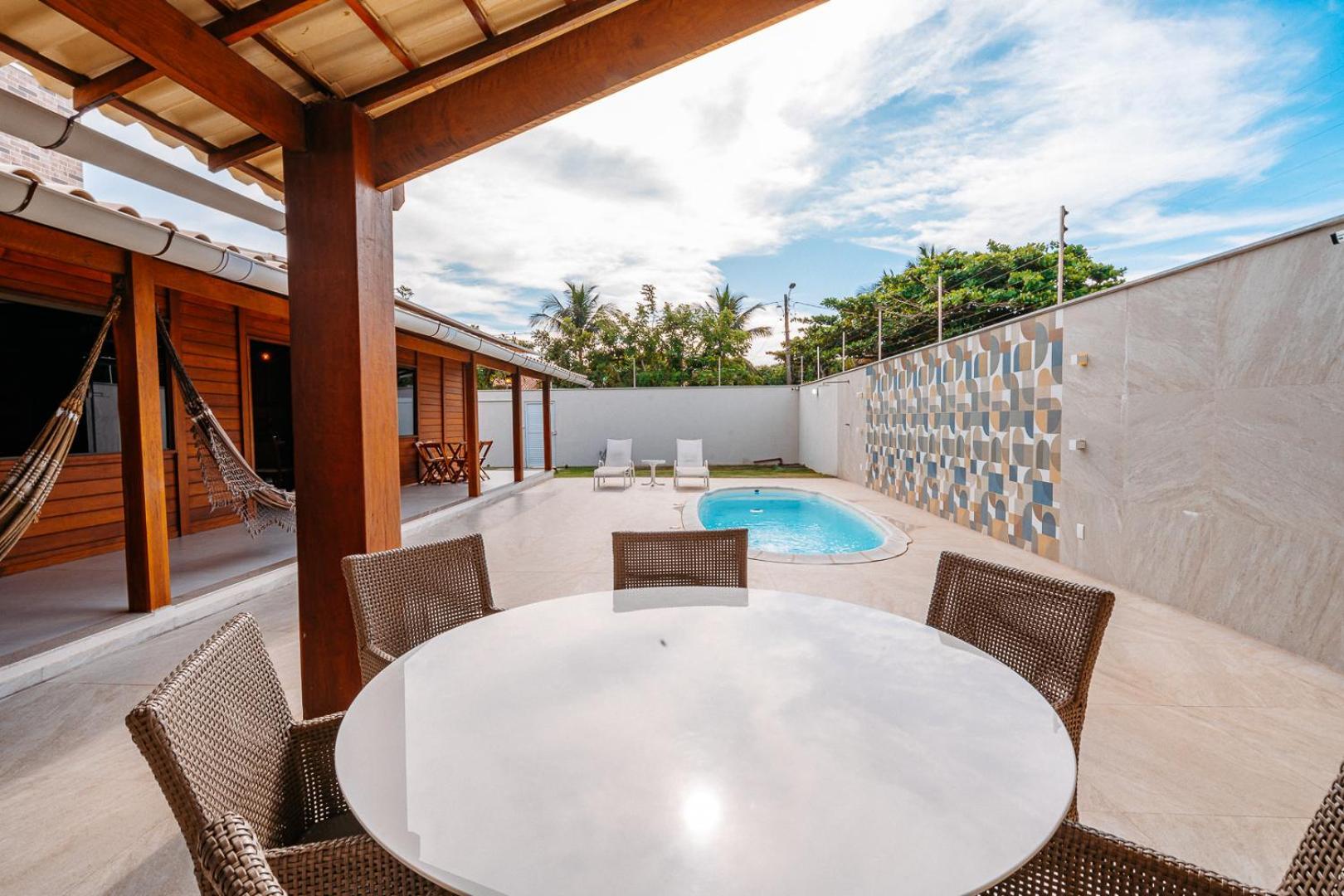 Casadecastelhanos, Quadra Do Mar De Castelhanos, 4 Suites Com Ar, Churrasqueira, Piscina, Hidromassagem, Cozinha Integrada Gourmet Ideal Para Familia E Amigos Anchieta  Bagian luar foto