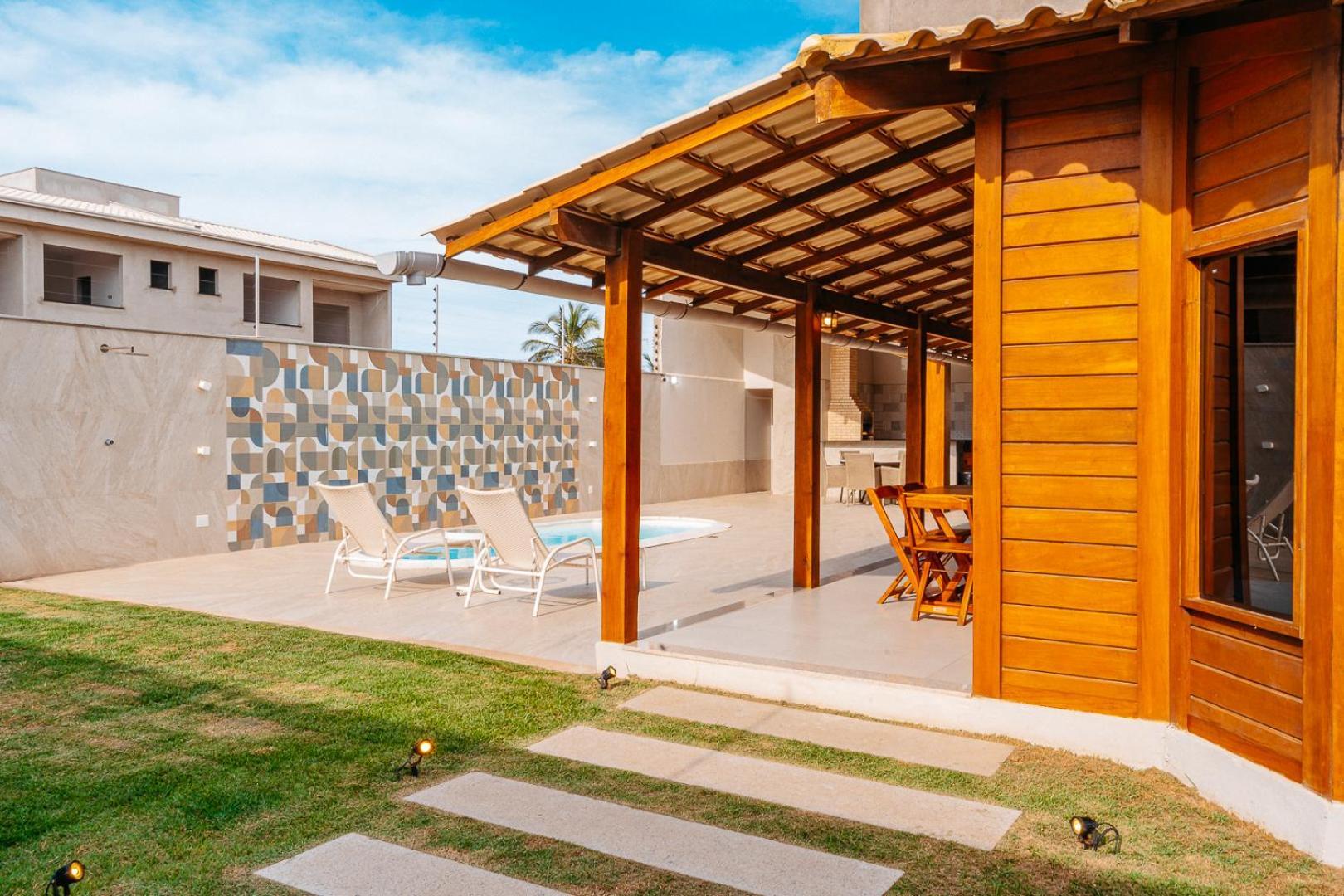 Casadecastelhanos, Quadra Do Mar De Castelhanos, 4 Suites Com Ar, Churrasqueira, Piscina, Hidromassagem, Cozinha Integrada Gourmet Ideal Para Familia E Amigos Anchieta  Bagian luar foto