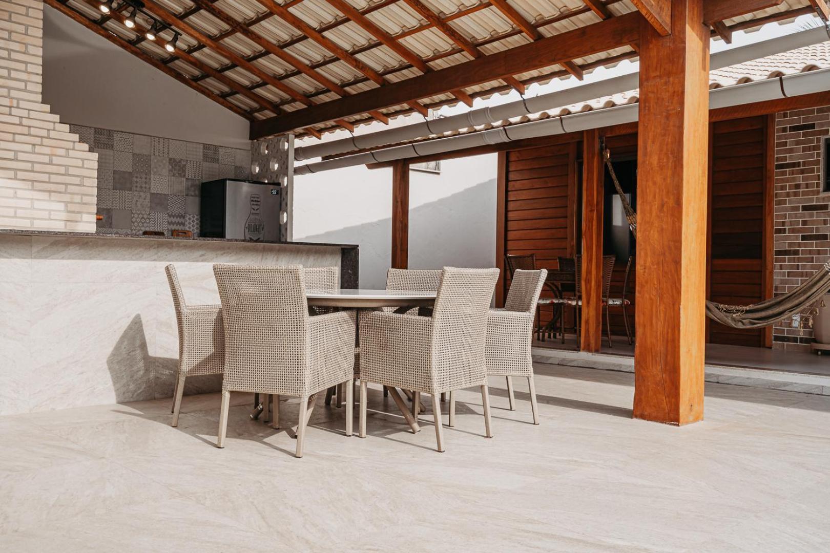 Casadecastelhanos, Quadra Do Mar De Castelhanos, 4 Suites Com Ar, Churrasqueira, Piscina, Hidromassagem, Cozinha Integrada Gourmet Ideal Para Familia E Amigos Anchieta  Bagian luar foto